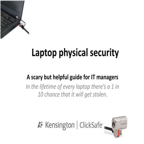 Laptop physical security