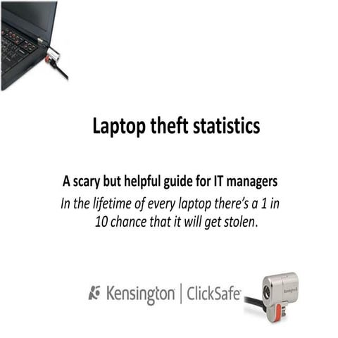 Laptop theft statistics