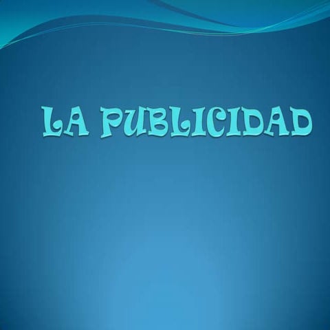 La publicidad