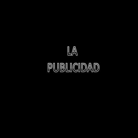 La publicidad