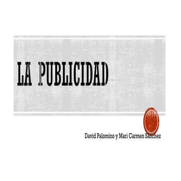 La publicidad 