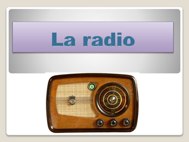 La radio