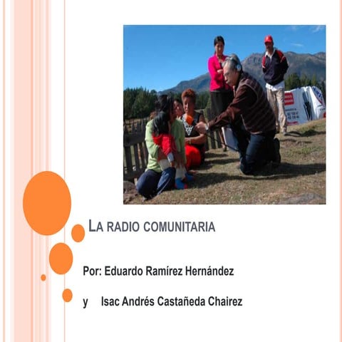 La radio comunitaria