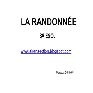 La randonnée