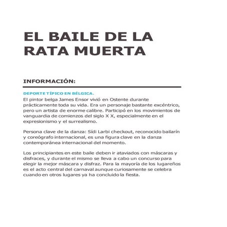 La rata muerta