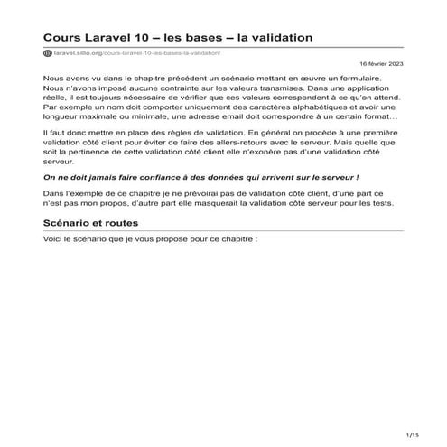 laravel.sillo.org-Cours Laravel 10  les bases  la validation.pdf