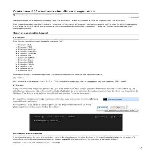 laravel.sillo.org-Cours Laravel 10  les bases  installation et organisation.pdf