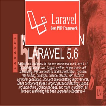 Introduction to Laravel 5.6 new features by perfect web solutions