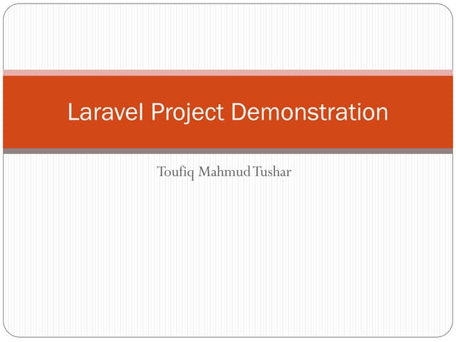 Laravel presentation