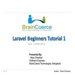 Laravel Beginners Tutorial 1