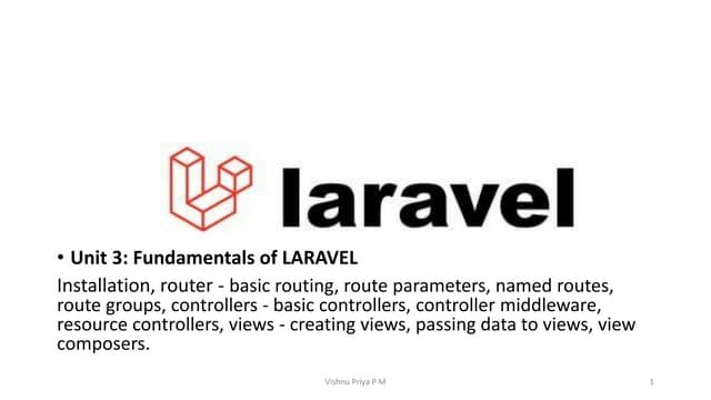 introduction to Laravel and its Basic and origin