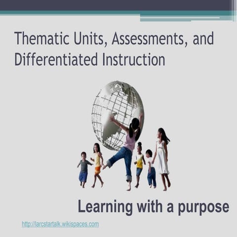 LARC: Lesson analysis, Differentiation, Assessment  2011