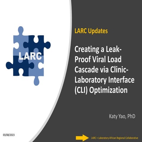 LARC presentation on the Continues Quality improvement