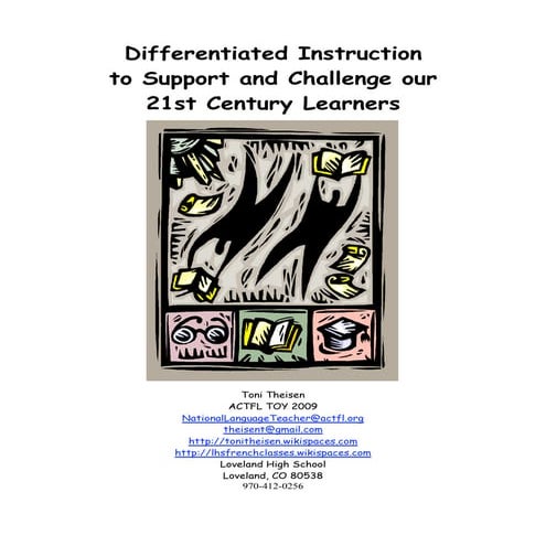 LARC STARTALK differentiation handout 2011