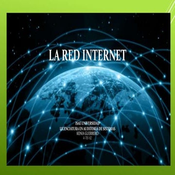 presentación sobre internet la red de redes | PDF