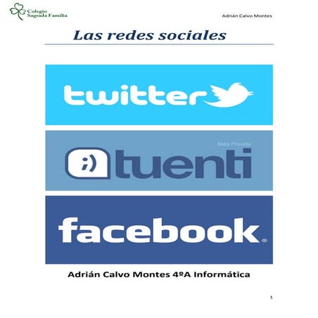 Las Redes Sociales Adrián Calvo