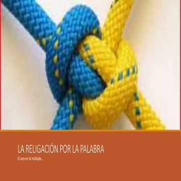 La religación por la palabra