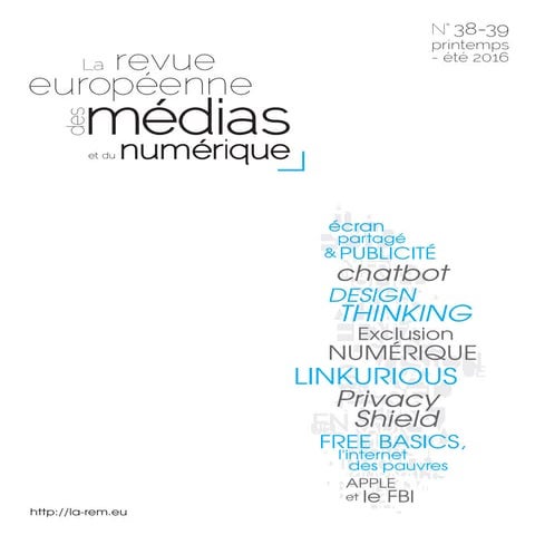 N°38-39, printemps-été 2016