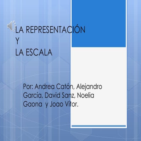 La representación | PPTX