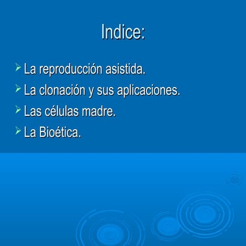 La reproducción asistida