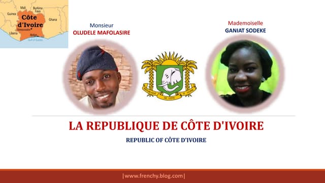 LA REPUBLIQUE DE COTE D'IVOIRE By Oludele Mafolasire and Ganiat Sodeke