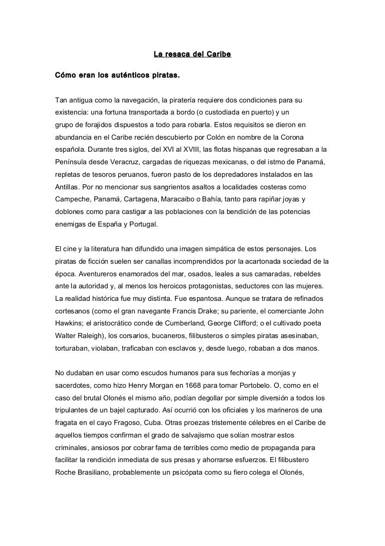 La Resaca Del Caribe