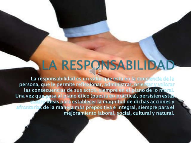 La responsabilidad subir