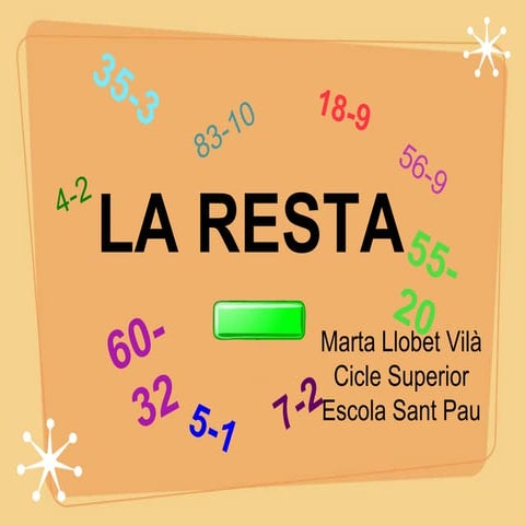 La resta