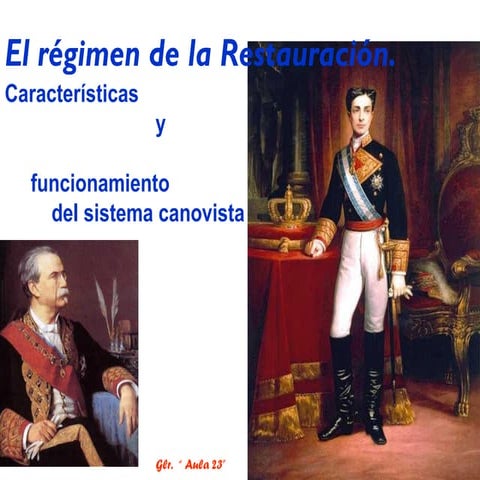 La restauración