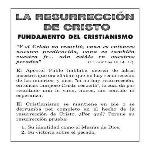 La Resurreccion De Cristo