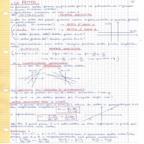La retta | PDF