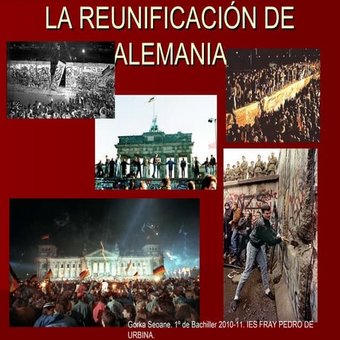 La reunificación de Alemania