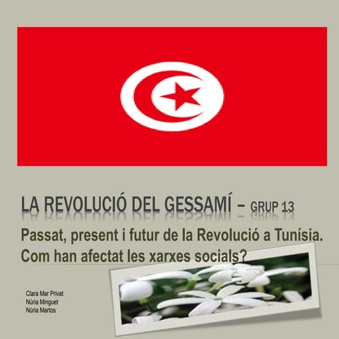 La revolució del gessamí