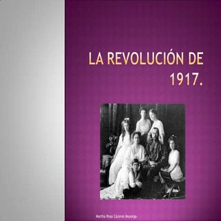 La revolución de 1917