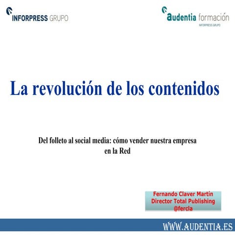 La revolución de los contenidos