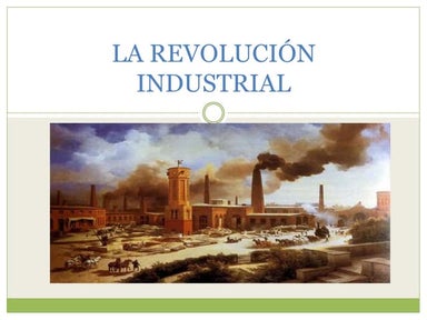 La revolución industrial