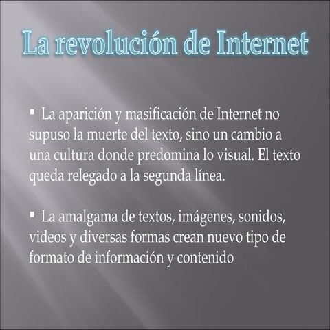 La revolucion de internet presentación nº 1 | PPS