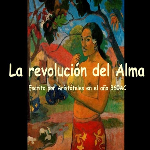 La revolucion del alma