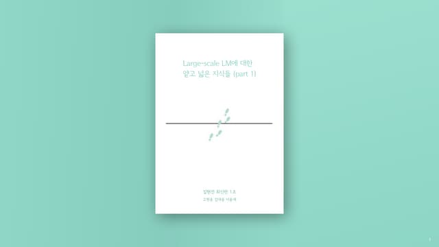 Large scale-lm-part1