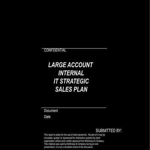 Large Account Plan Presentation