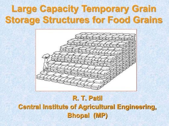 Traditional storage structures | PPTX | Agriculture | Industries