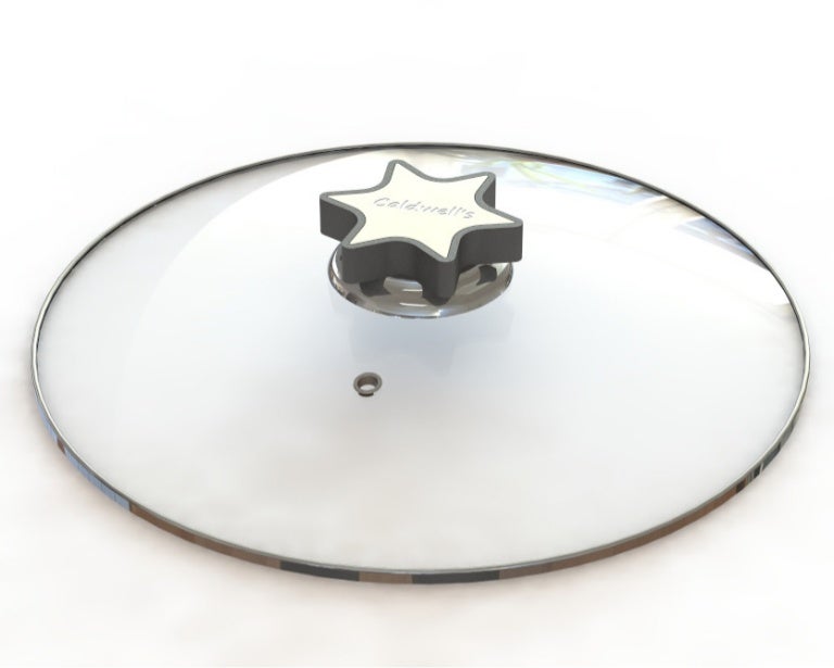 Large clear tempered glass pot cover 01