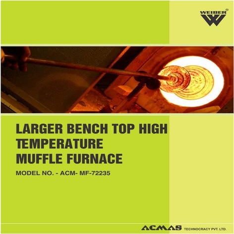 Larger benchtop high temperature muffle furnace