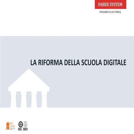 La riforma della scuola digitale