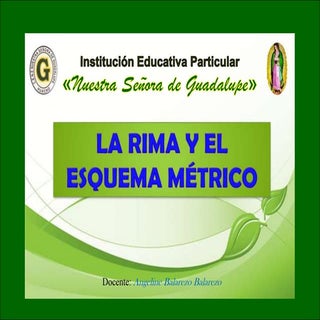 La rima y el esquema métrico