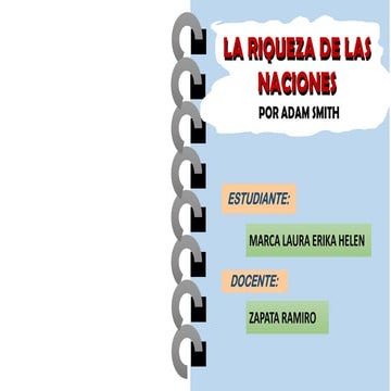 La Riqueza de las Naciones | PDF