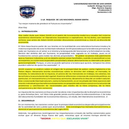 La riqueza de las naciones | PDF
