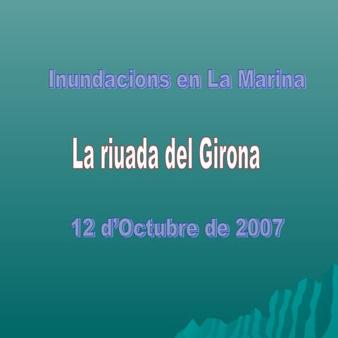 La riuada del girona