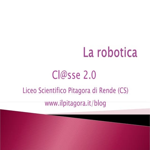 La robotica