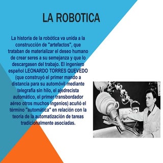 La robotica